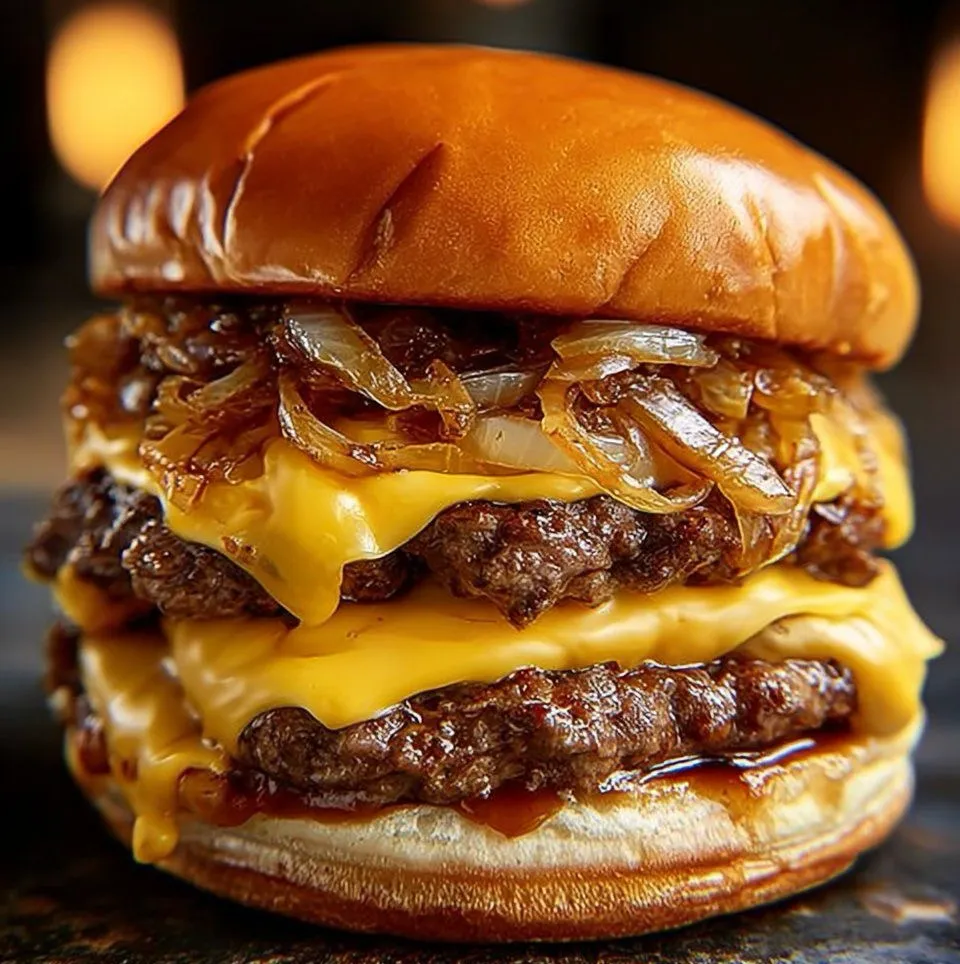 Beef smashed burger