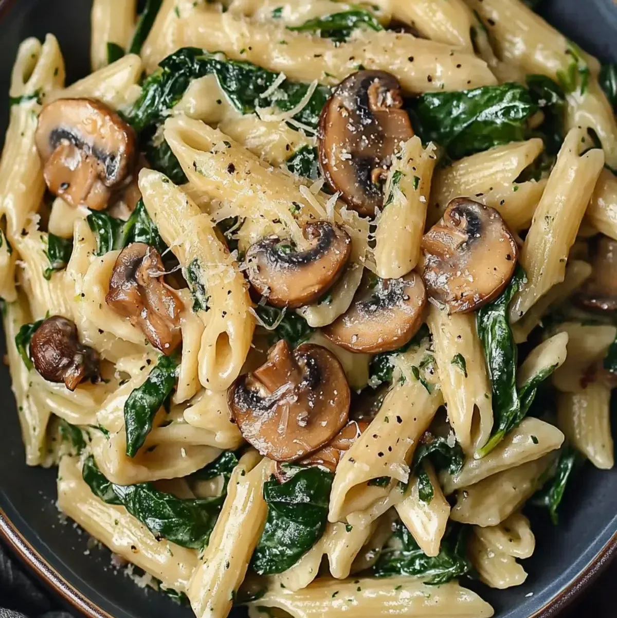 creamy mushroom pasta