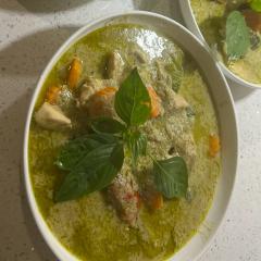 chicken green curry