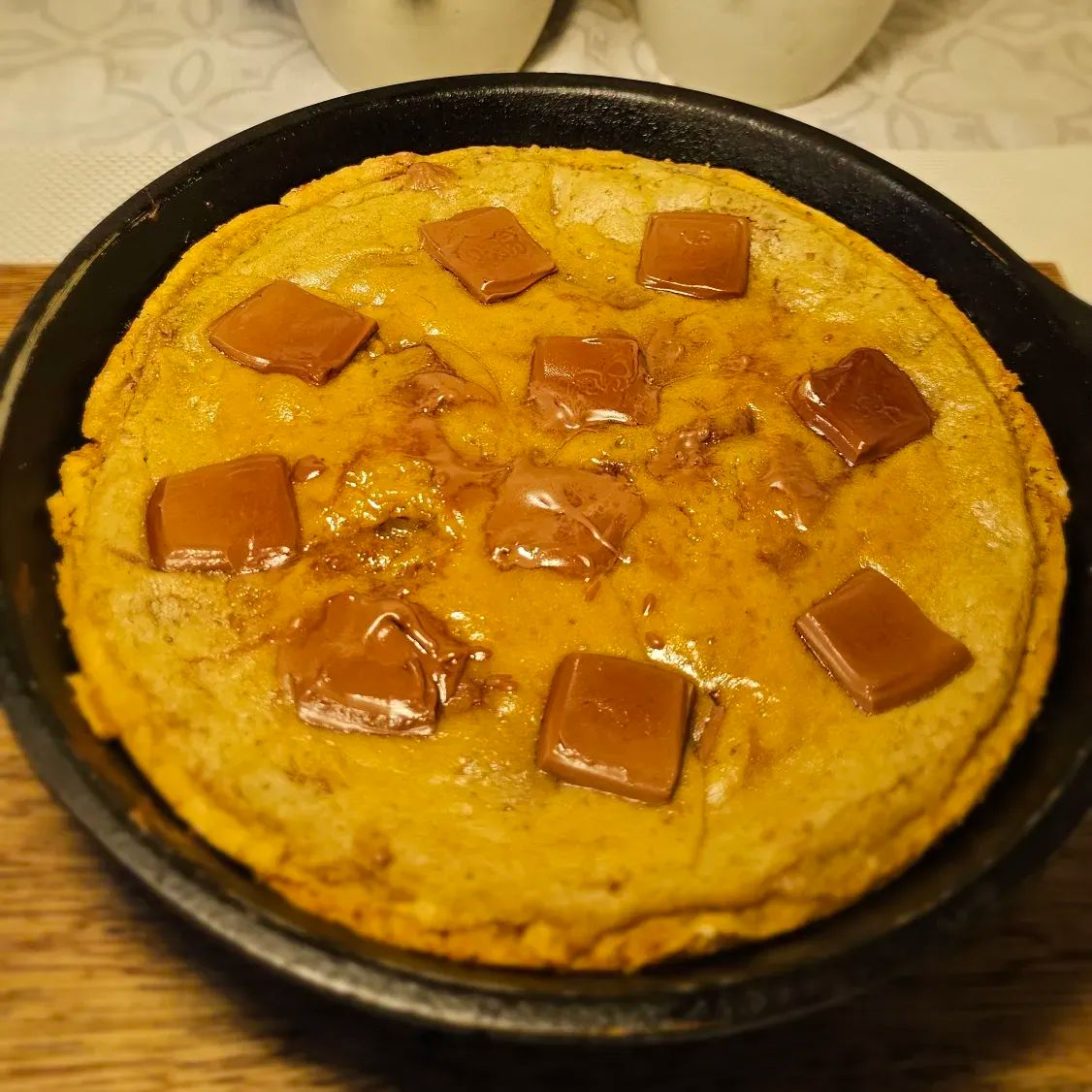 Scoopable cookie skillet