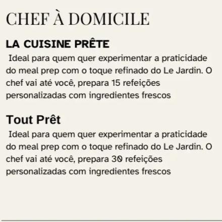 La cuisine Prête