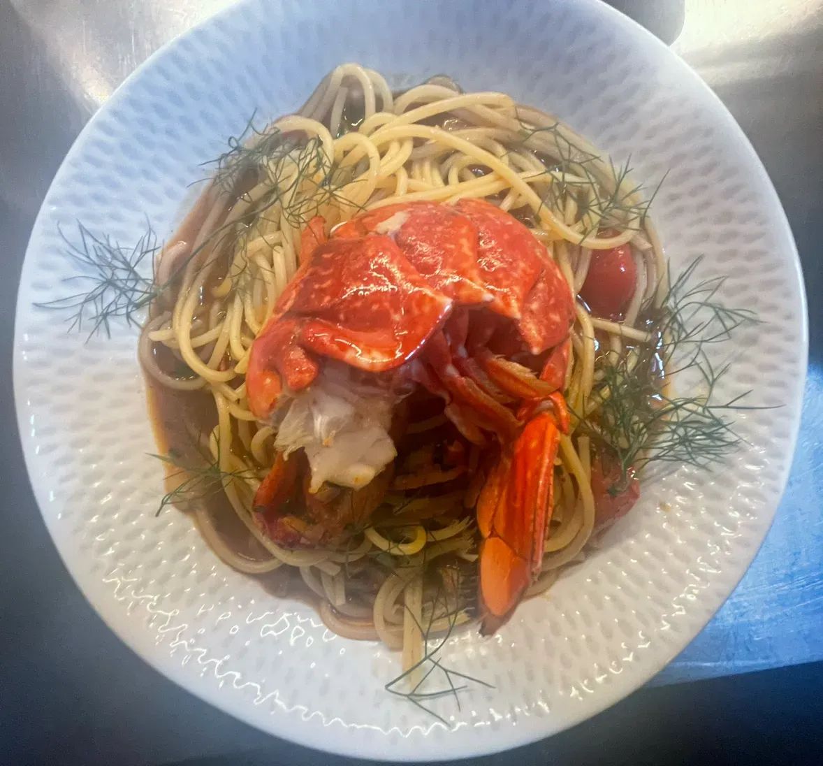 lobster spaghetti