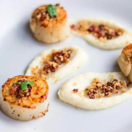 Pan-Seared Scallops