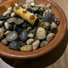 Potato cannelloni filled with beef ragout