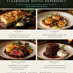 steakhouse menu