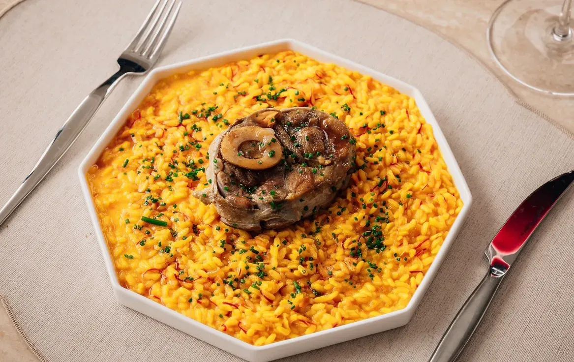 Saffron Risotto with Osso Buco