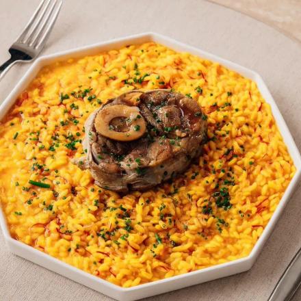Saffron Risotto with Osso Buco