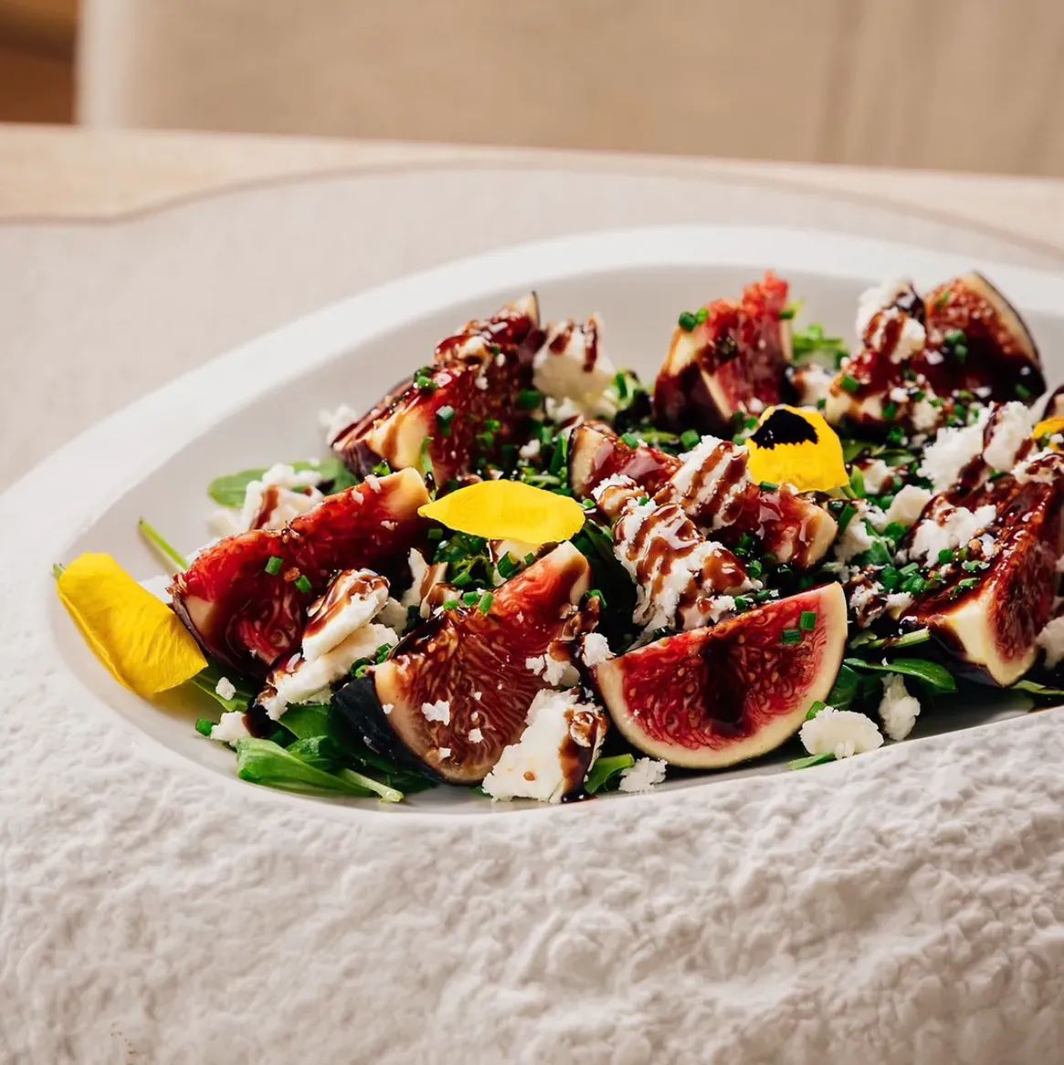 Fresh Fig & Goat Cheese Salad
