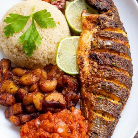 Attieke ,poisson ,Alloco