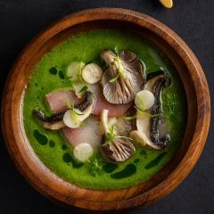 Leche de tiche and local fish of the day