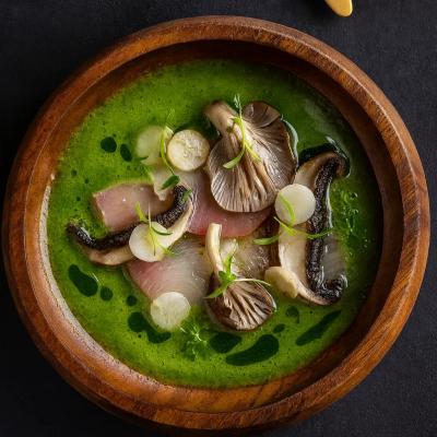 Leche de tiche and local fish of the day