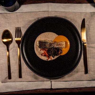 Lomo de merluza a la brasa