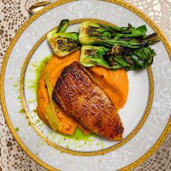 miso glaze sea bass