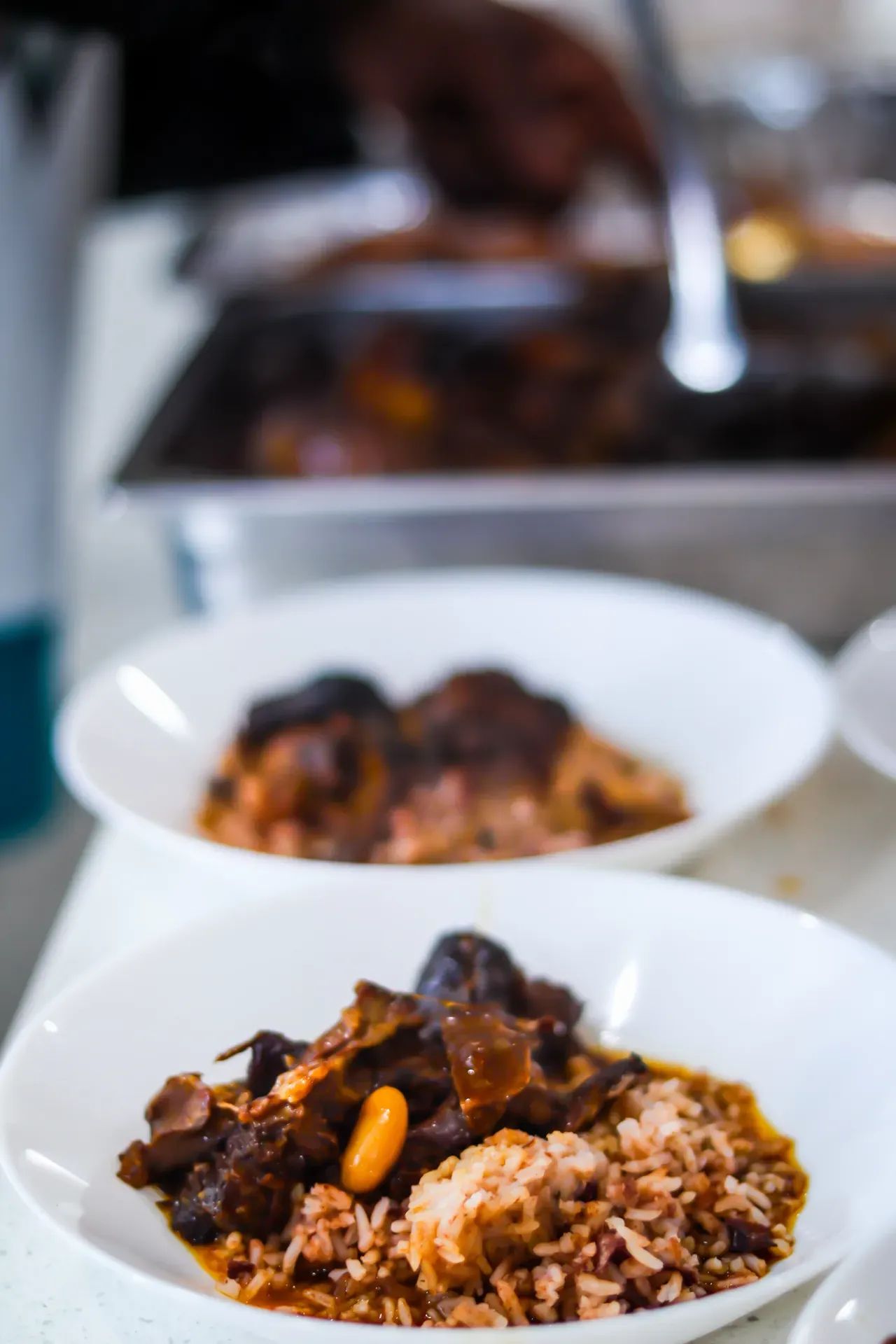 Braised oxtails