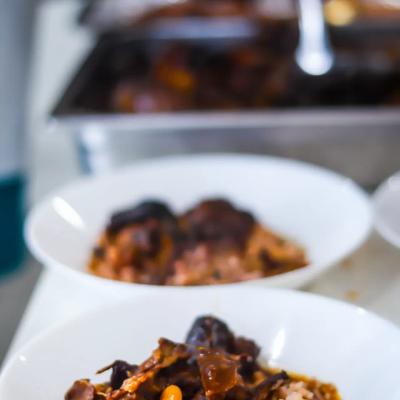 Braised oxtails