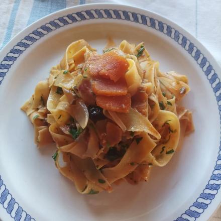 Linguine with botarga
