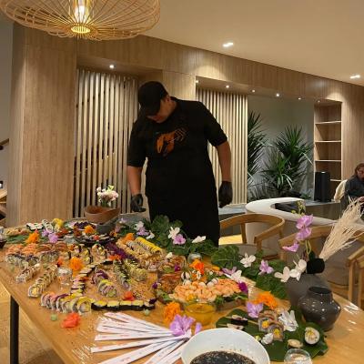 mesa de sushi