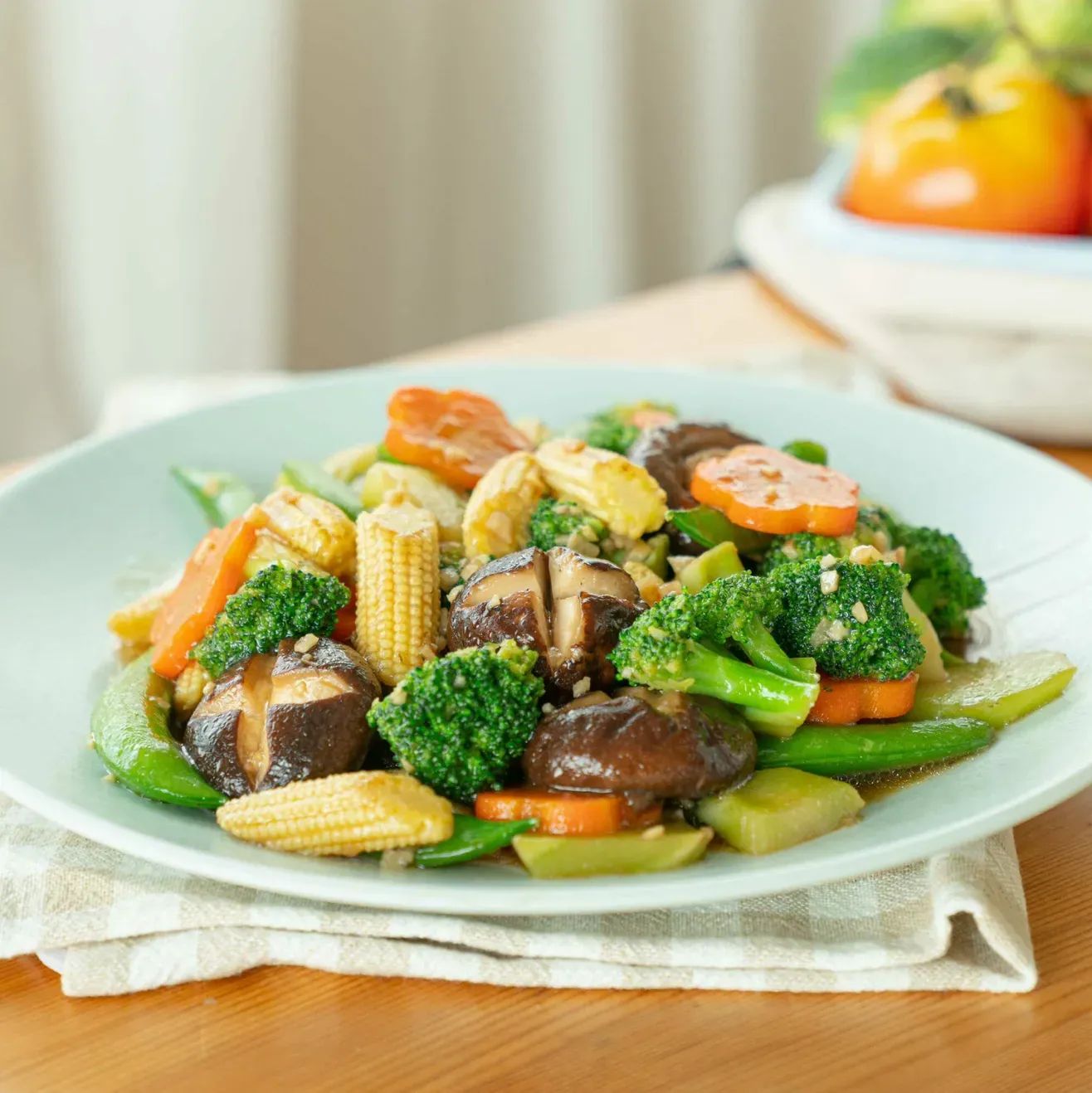 Pad Pak Ruam - Thai Stir-Fried Seasonal Vegetables
