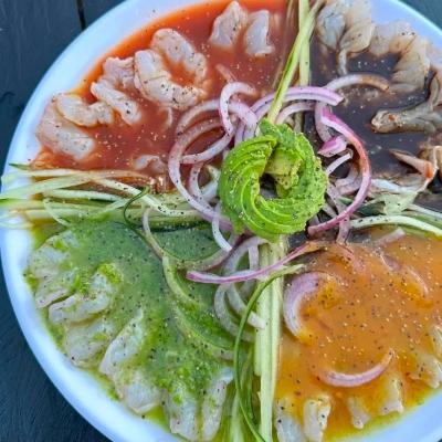 aguachile 4 salsas