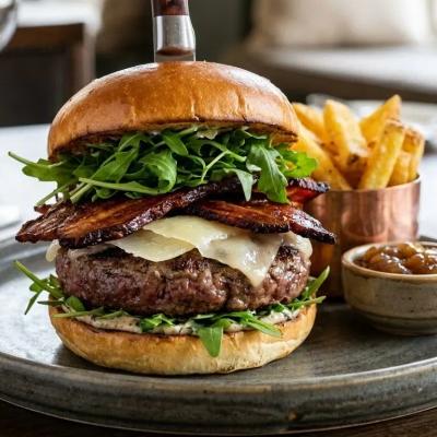 Burger Pecorino et Pancetta