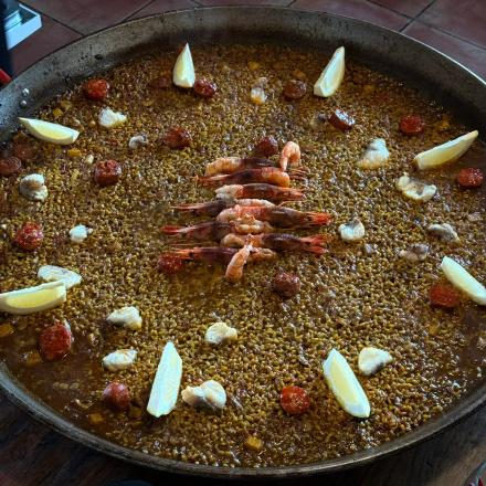 Ibizan Paella with Valencian technique