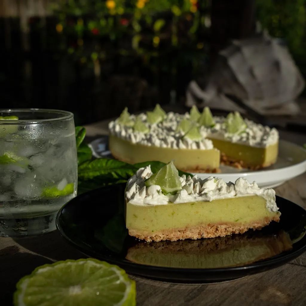 kaffir lime pie