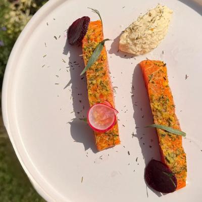 salmon gravalax,