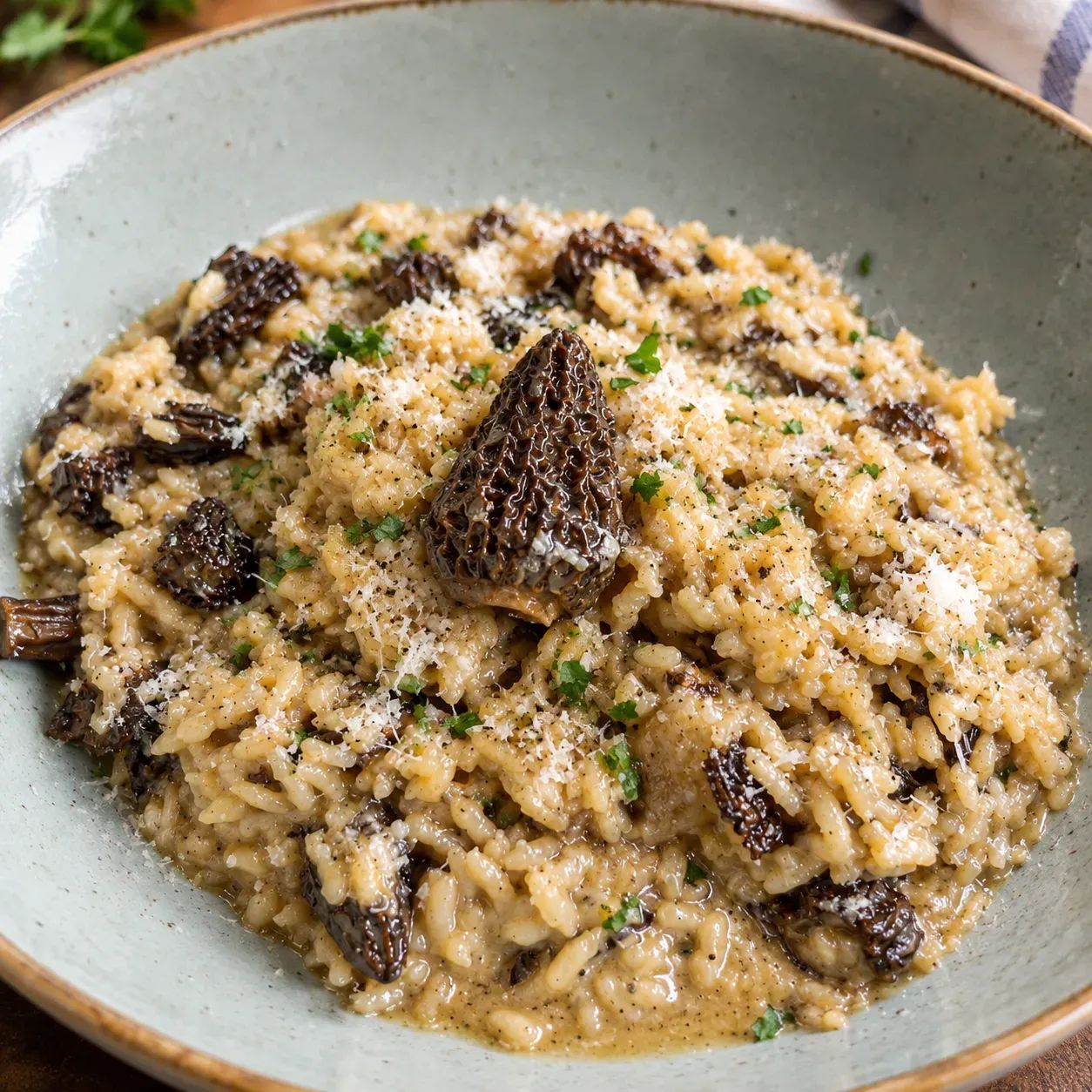 Risotto de morilles