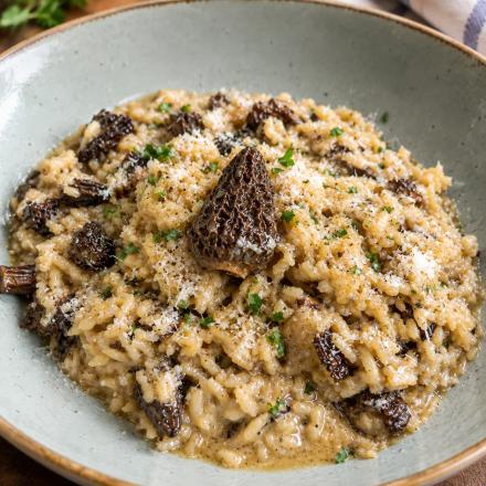 Risotto de morilles