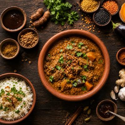 Lamb Dhansak