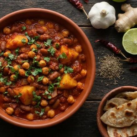 Chickpea, Bean & Potato Masala