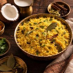 Yellow Coconut Rice