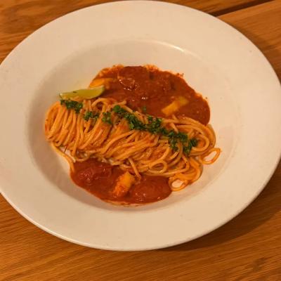 Malaysian sambal spaghetti