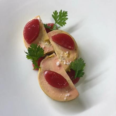 Foie gras Around Périgord strawberry
