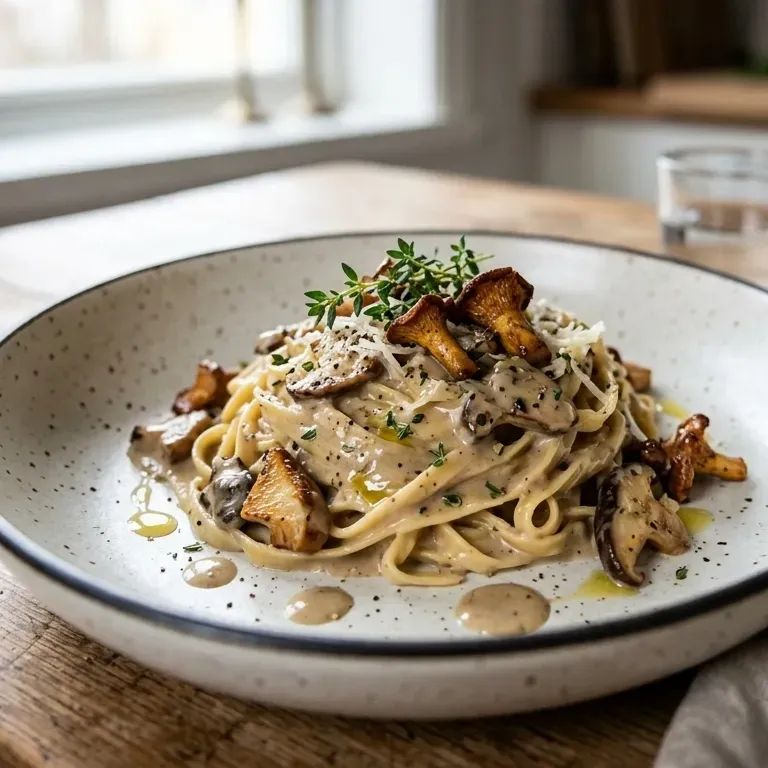 Fresh Pasta with Mushroom