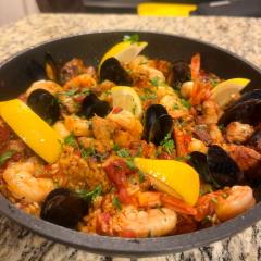 Spanish Seafood Paella