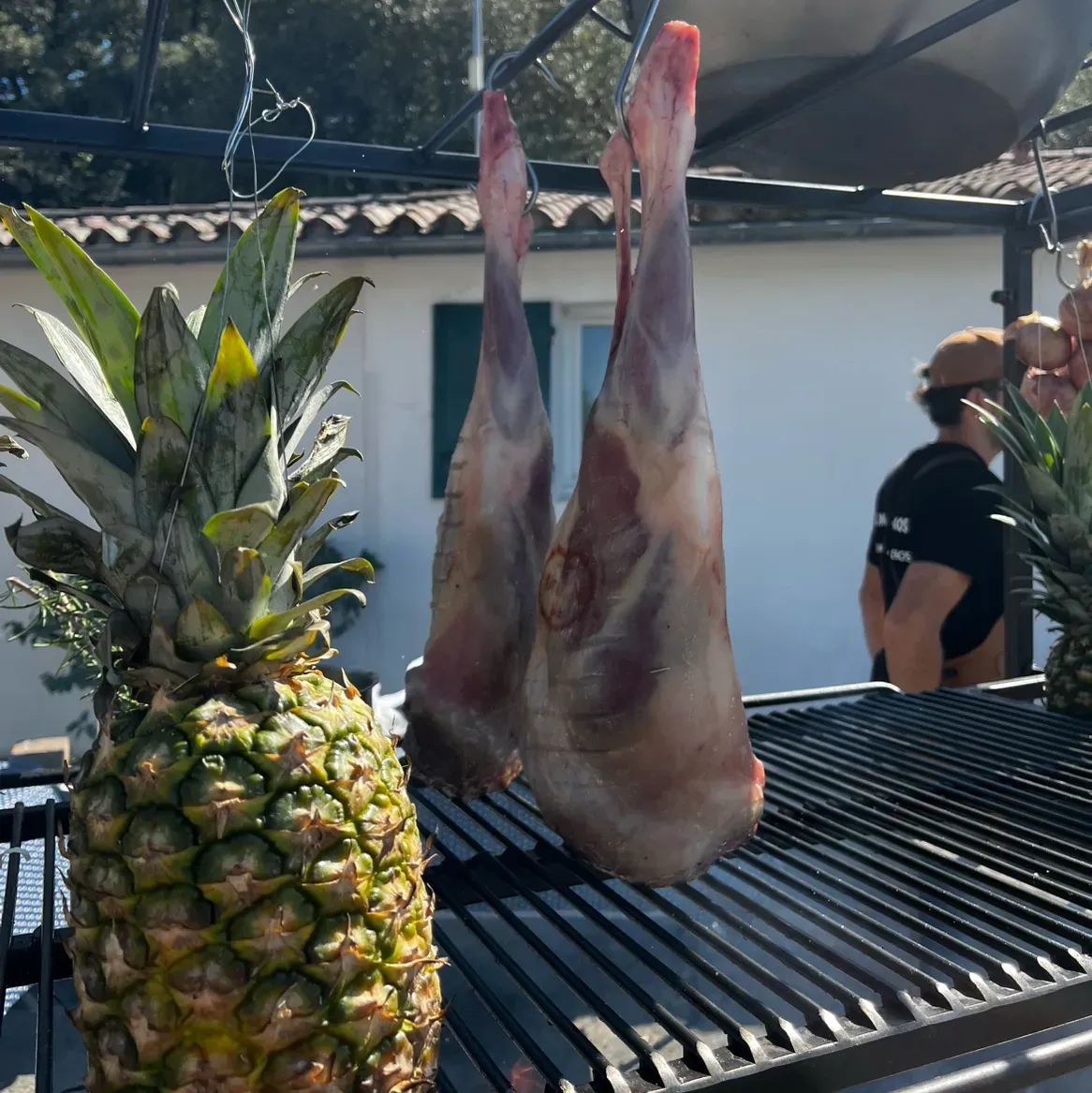 Gigot d’agneau à la braise