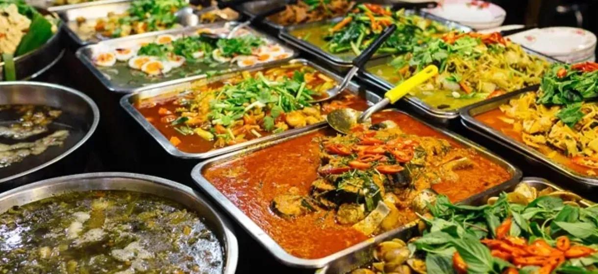 friend and family event buffet