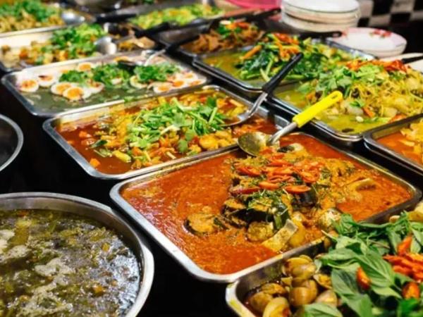 friend and family event buffet