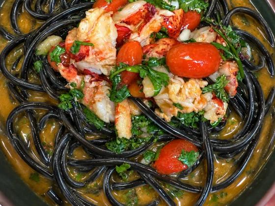 Lobster Black Linguini