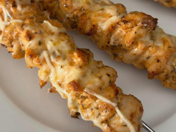 brochetas de pollo