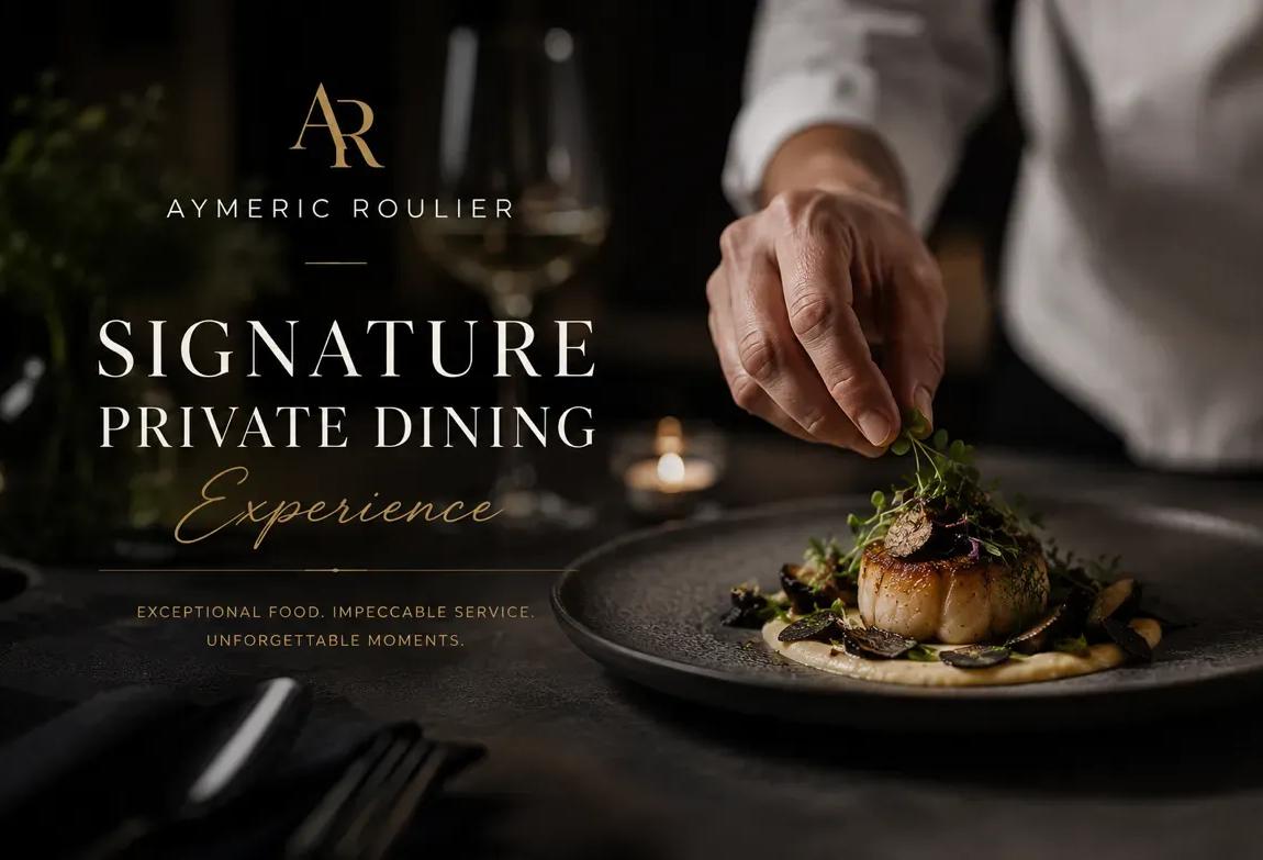 A four-course tasting menu inspired by the finest seasonal ingredients.